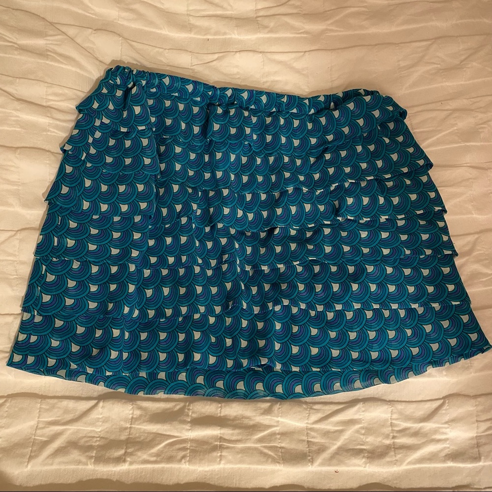 Michael Kors wave ruffle skirt